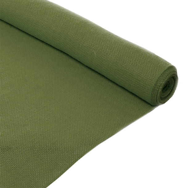 Jute Moss Green Table Runner