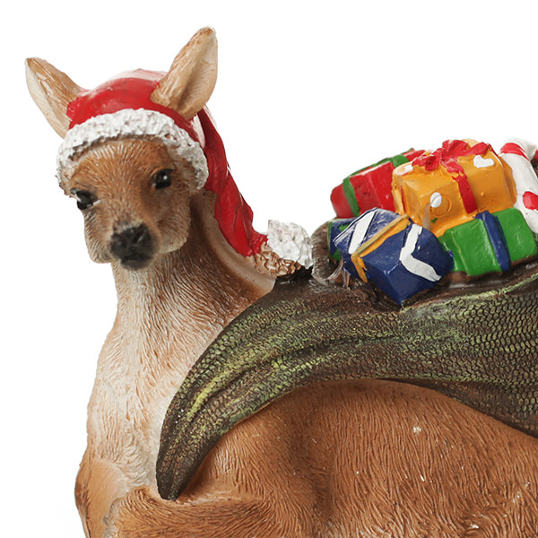 Kangaroo Australiana Christmas Ornament - Detail