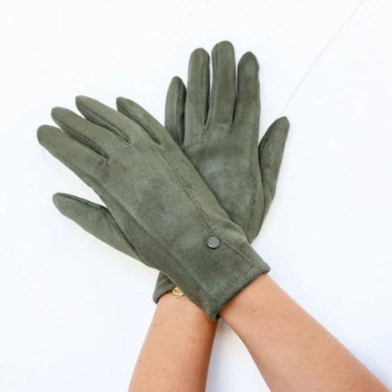 Khaki Soft Stetch Gloves