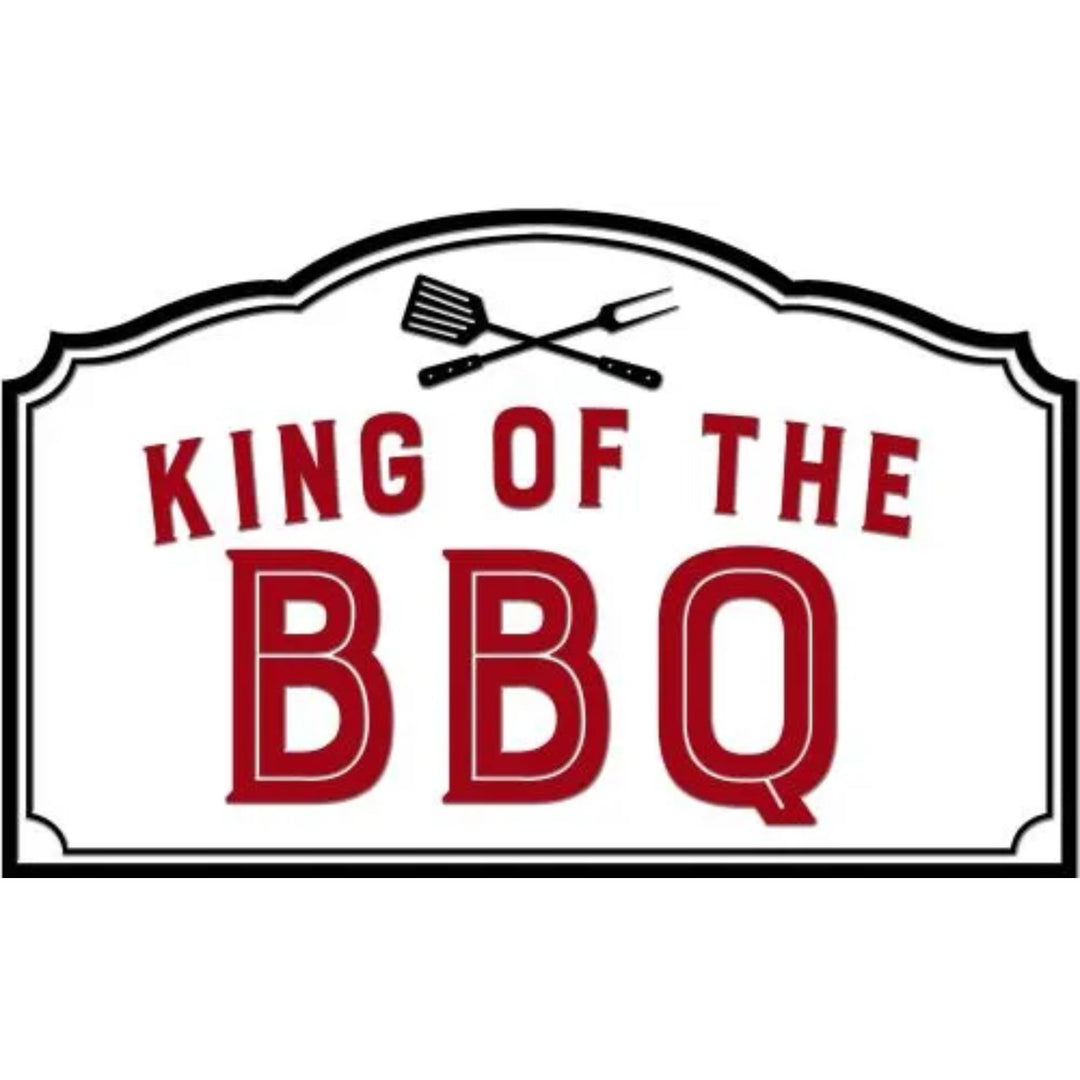 King of the BBQ Sign 60cmx37cm