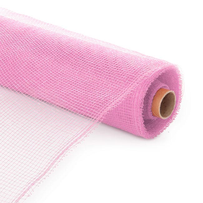Wide Baby Pink Decomesh Roll