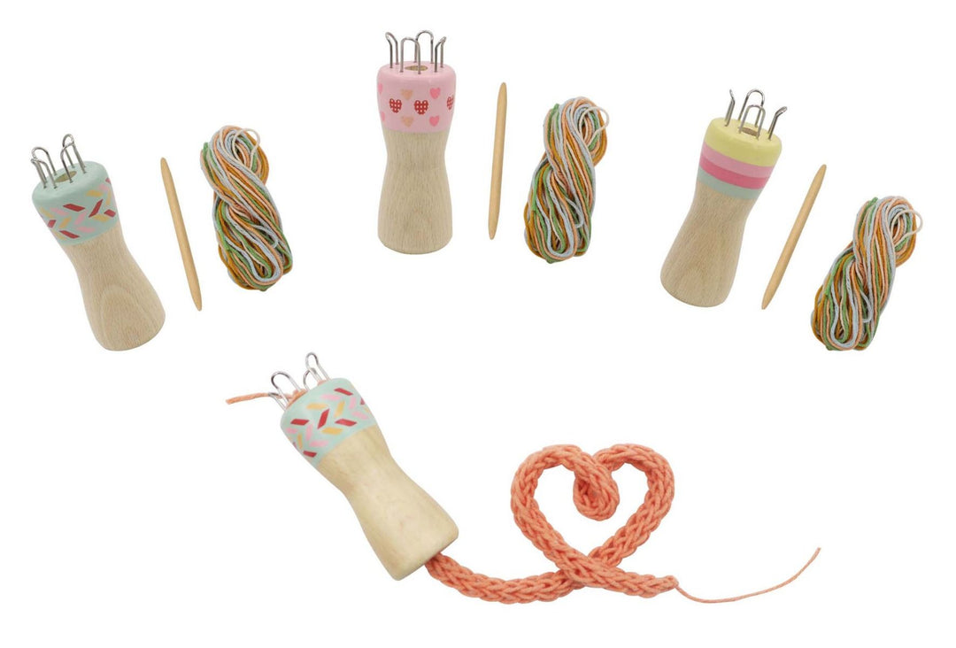 Knitting Dolls Wooden