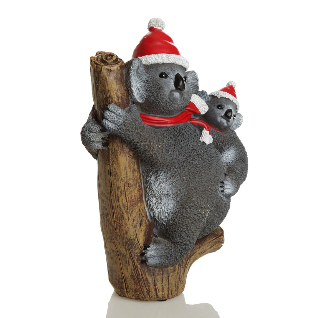 Koala and Joey Australiana Christmas Ornament Angle
