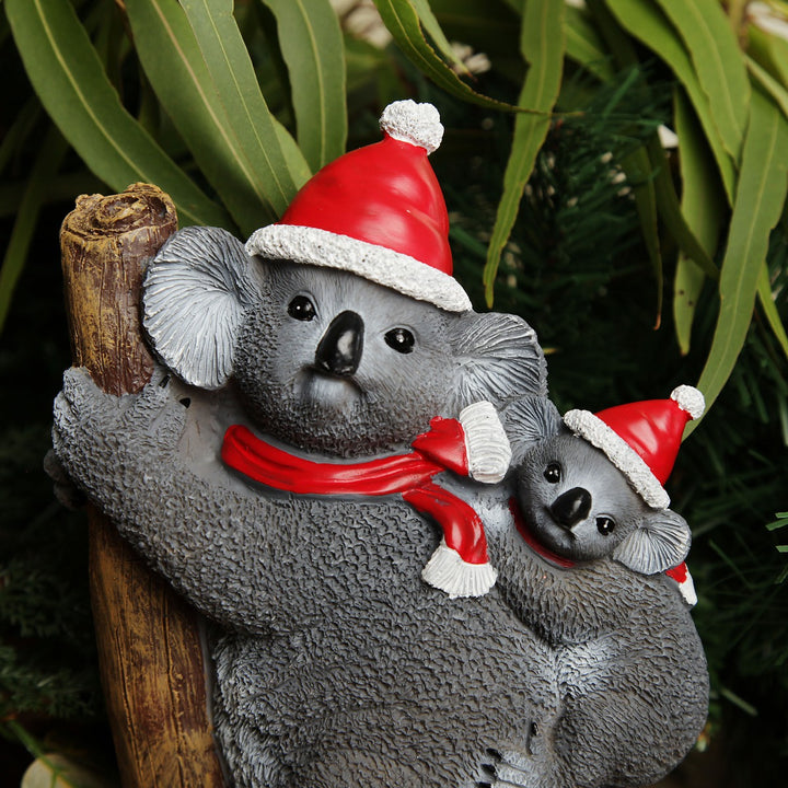 Koala and Joey Australiana Christmas Ornament Zoom in detail