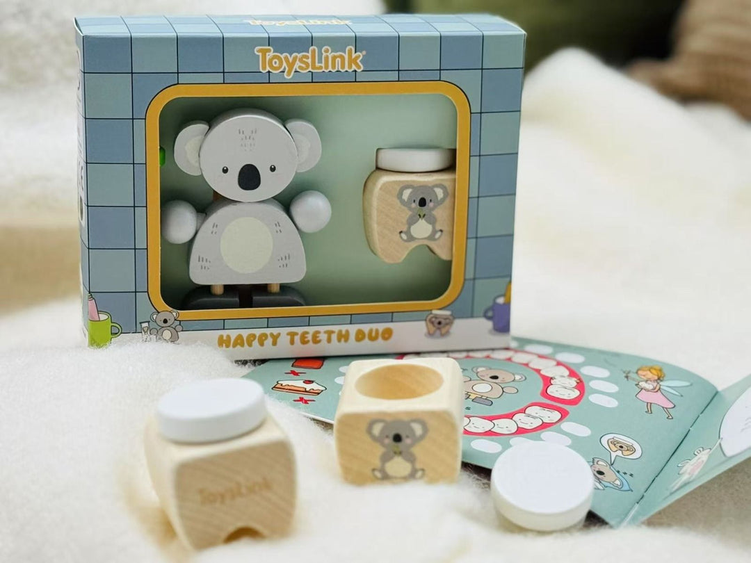Koala Story Book Duo - Happy Teeth Wooden