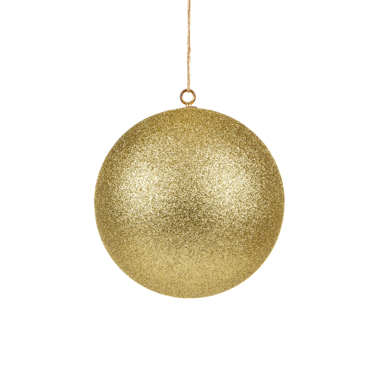 Large Gold Glitter Polystyrene Bauble 20cm(d)