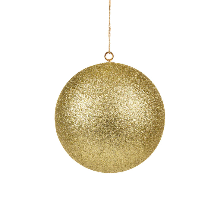 Large Gold Glitter Polystyrene Bauble 20cm(d)