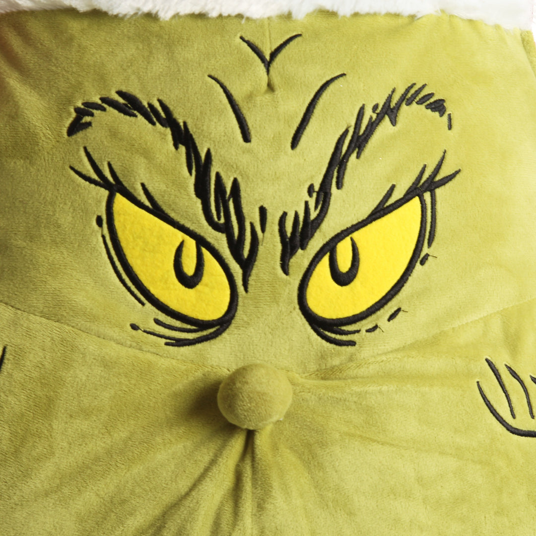 Large Grinch Head Christmas Wall Hanging