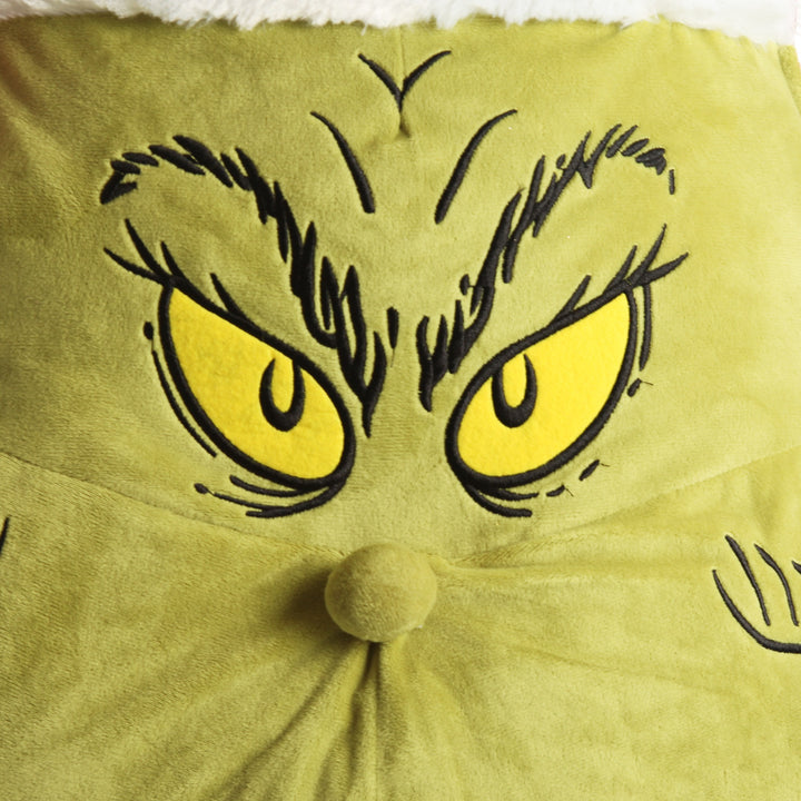 Large Grinch Head Christmas Wall Hanging