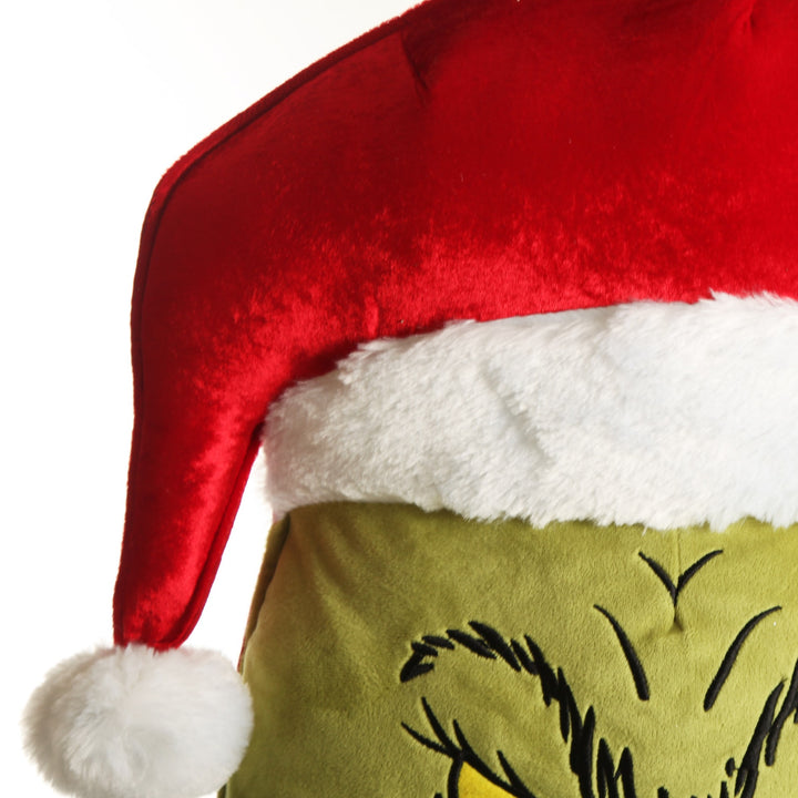 Large Grinch Head Christmas Wall Hanging