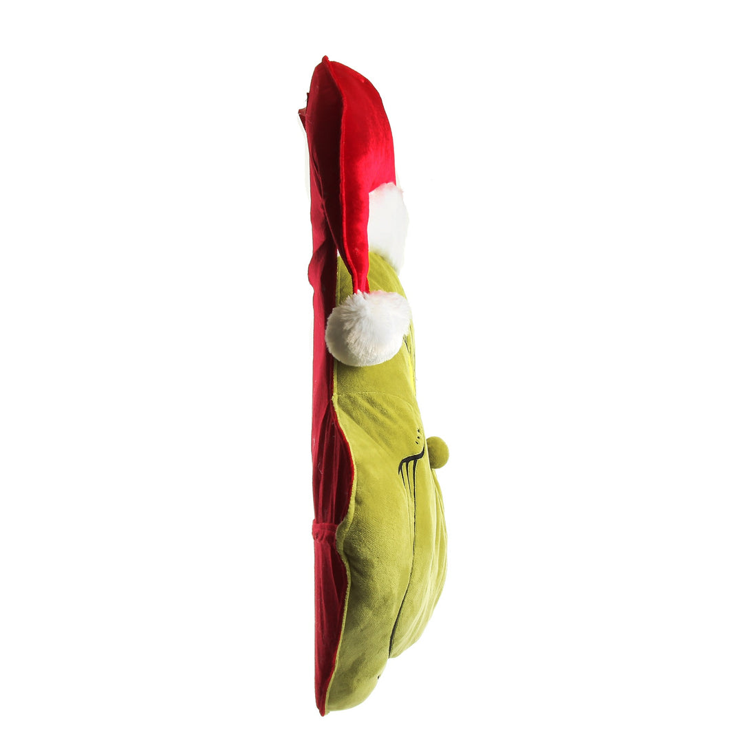 Large Grinch Head Christmas Wall Hanging