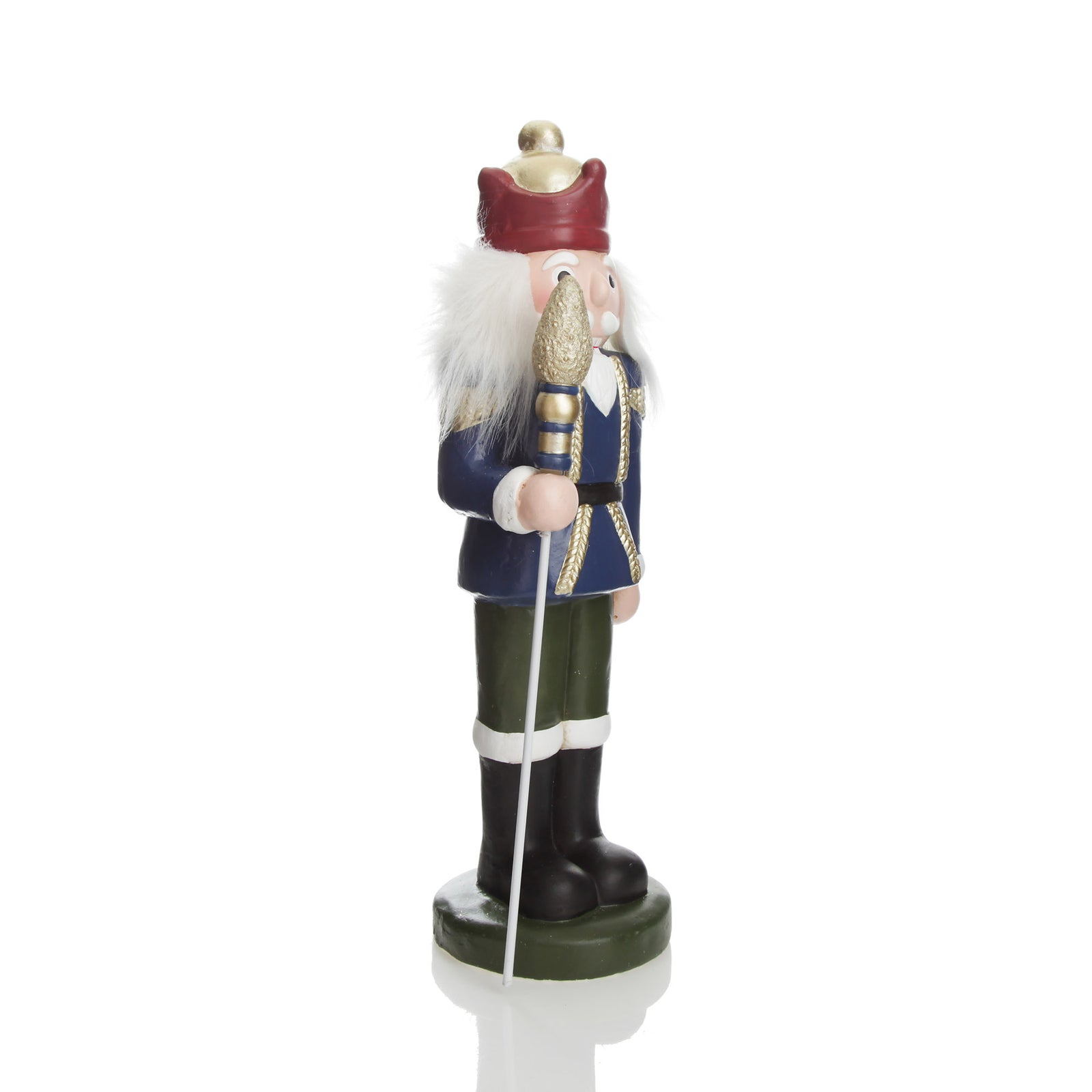 Large Blue Jacket Nutcracker Christmas Ornament