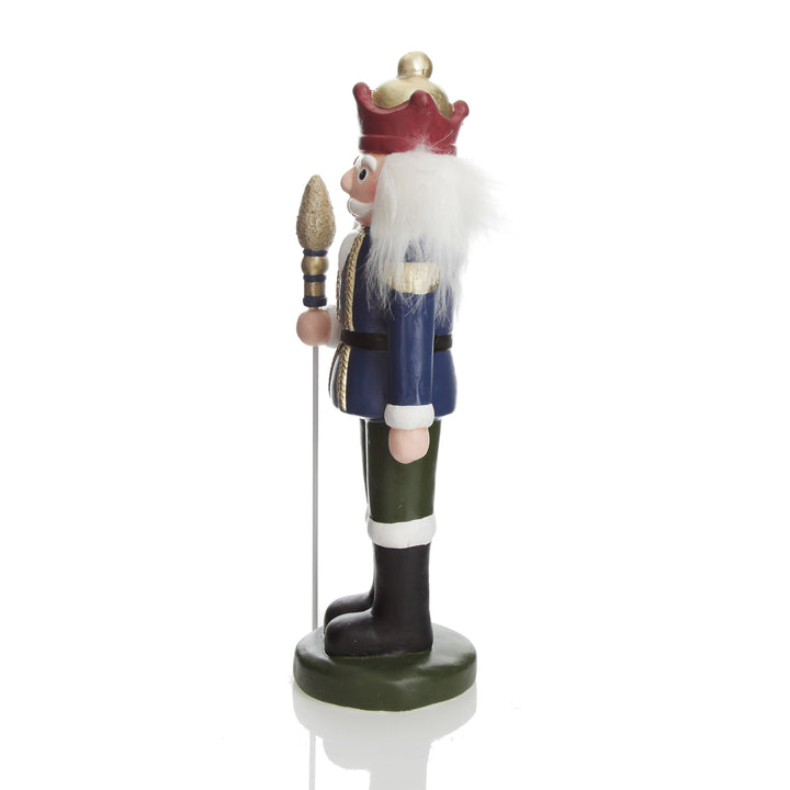 Large Blue Jacket Nutcracker Christmas Ornament
