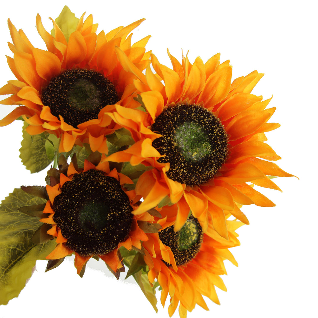 Large Orange Sunflower Bunch
