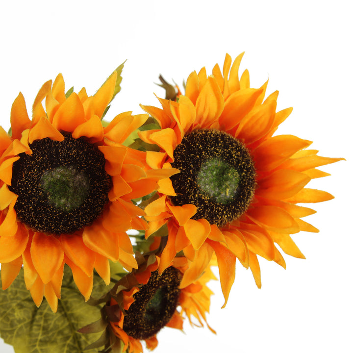 Large Orange Sunflower Bunch