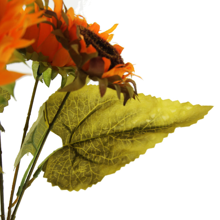Large Orange Sunflower Bunch
