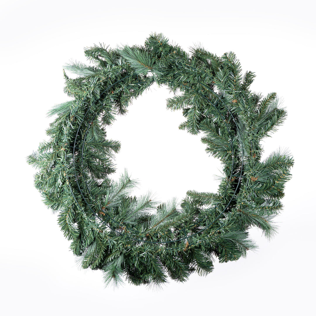 Large Pine Green Christmas Wreath - 90cm
