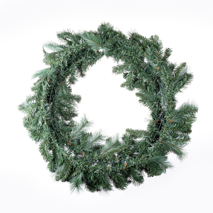 Large Pine Green Christmas Wreath - 90cm
