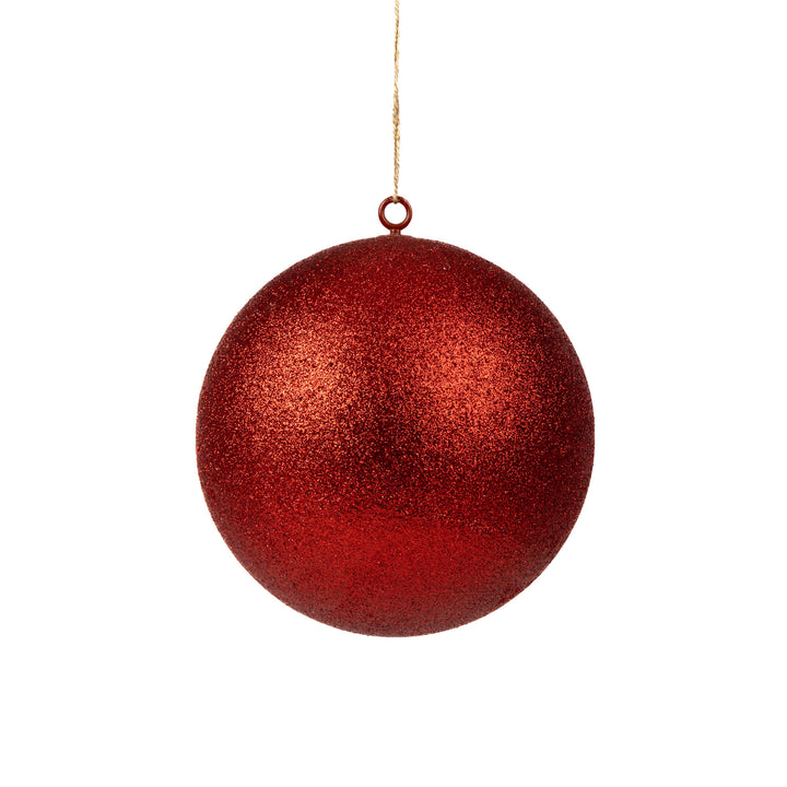 Large Red Glitter Bauble 20cm