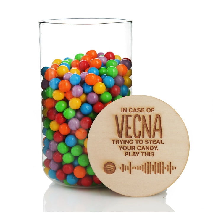 Personalised Spotify Code Treats Jar