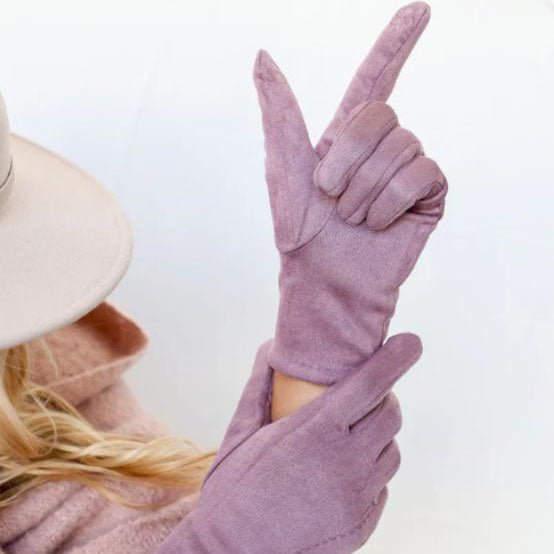 Lavender Soft Stretch Gloves