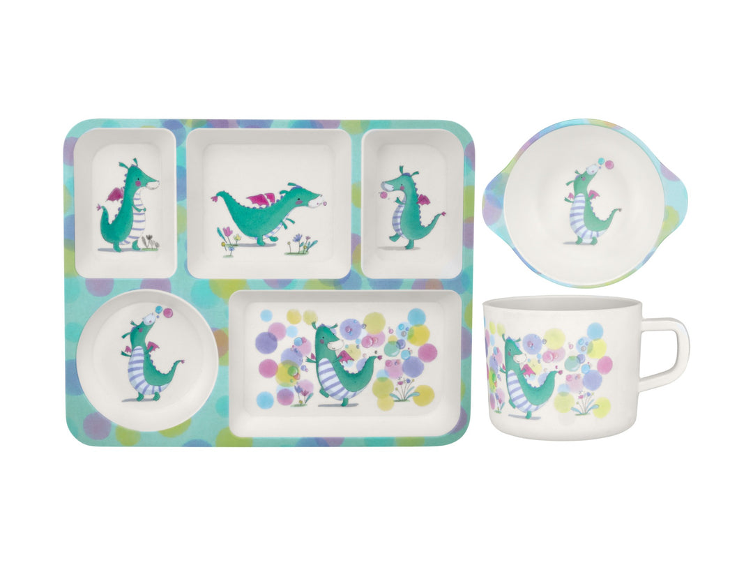 Maxwell &amp; Williams "Jedda Robaard Magical Tales" Dragon Melamine Dinner Set - 3 Piece