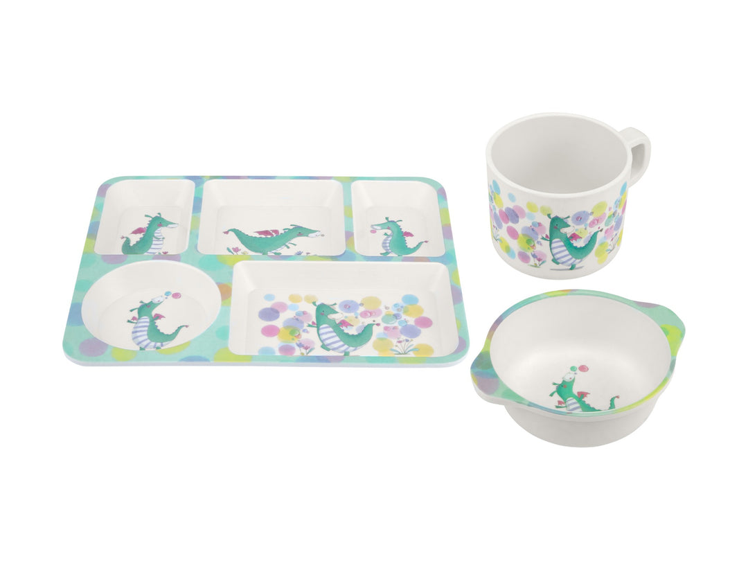 Maxwell &amp; Williams "Jedda Robaard Magical Tales" Dragon Melamine Dinner Set - 3 Piece