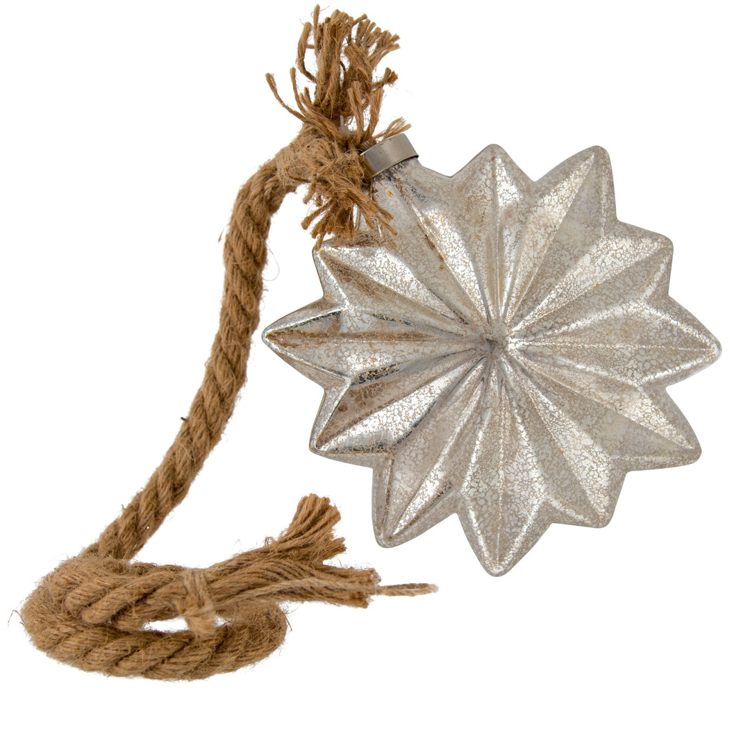 LED Champagne Star with Hanging Rope