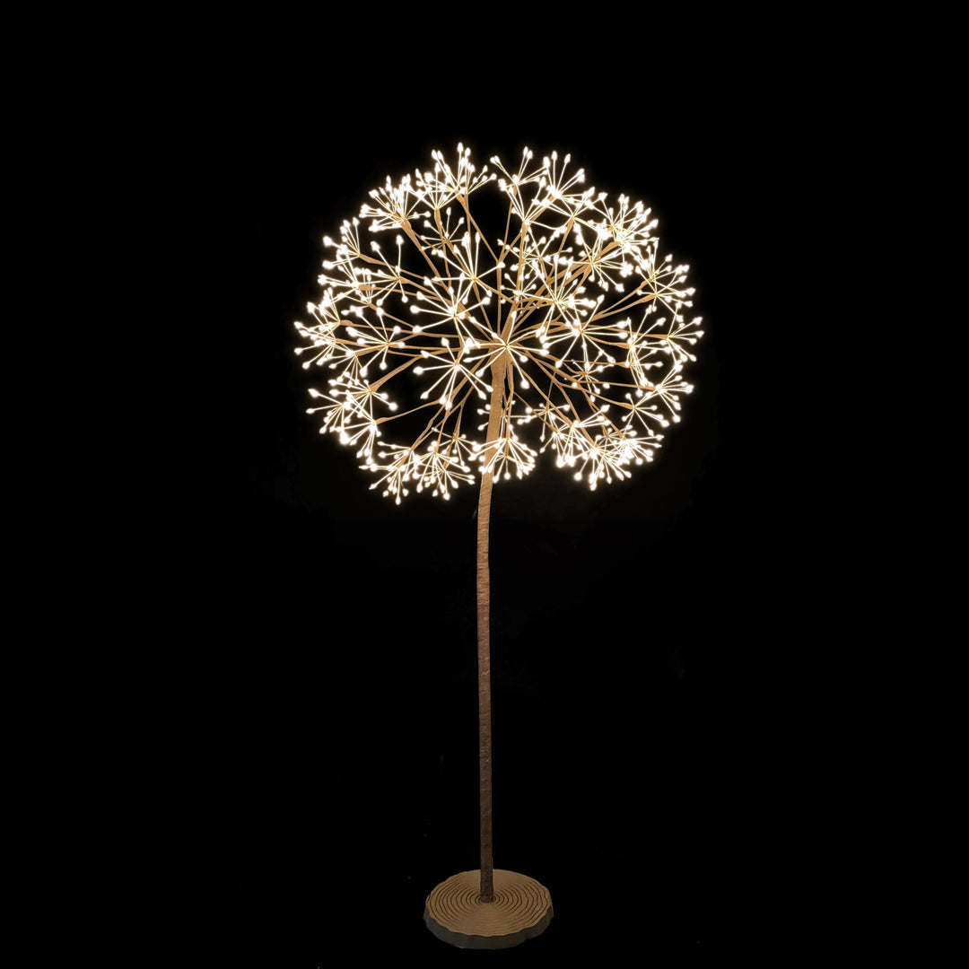 LED Firecracker Dandelion on Stand - 120cm