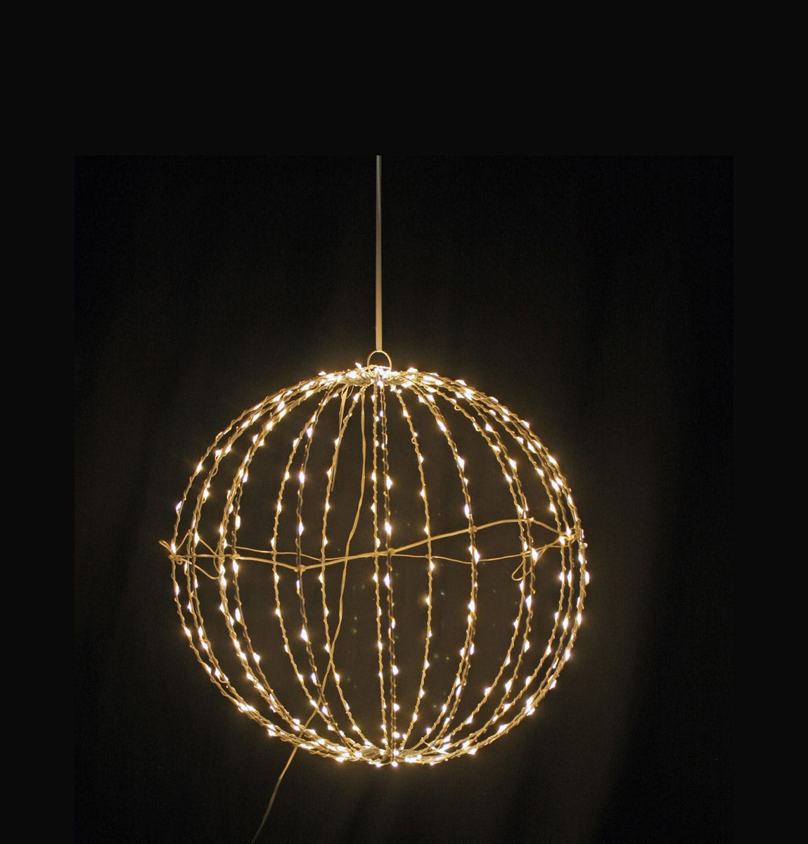 LED Light up Ball Wall Hanging - 40cm(dia)