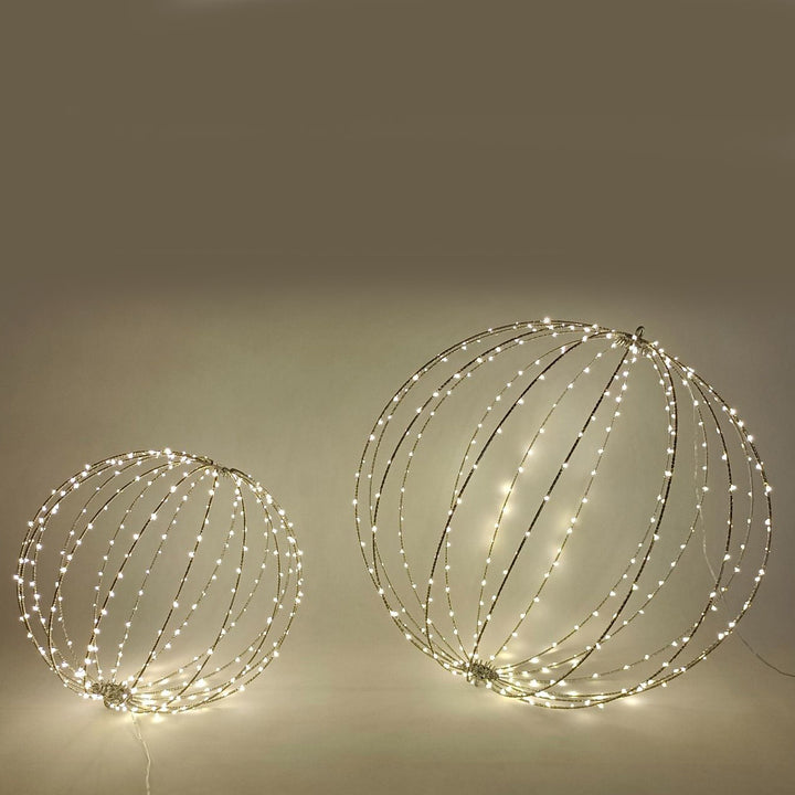 LED Light up Collapsible Wire Ball - 40cm(dia)
