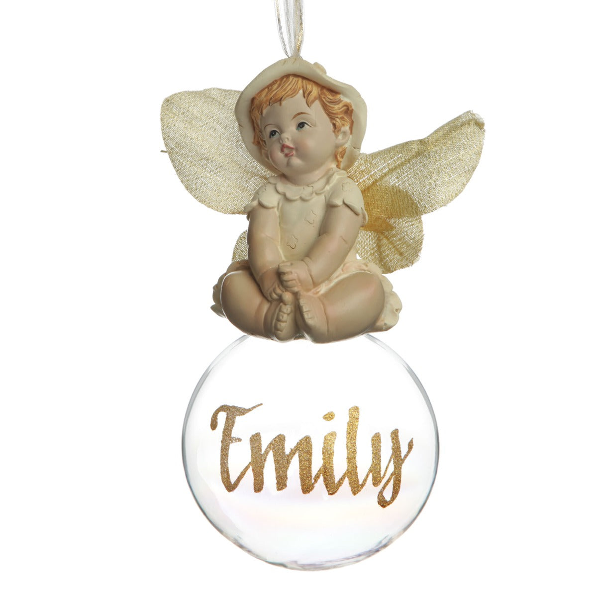 Lemon Gumnut Baby Personalised Christmas Bauble Whole product