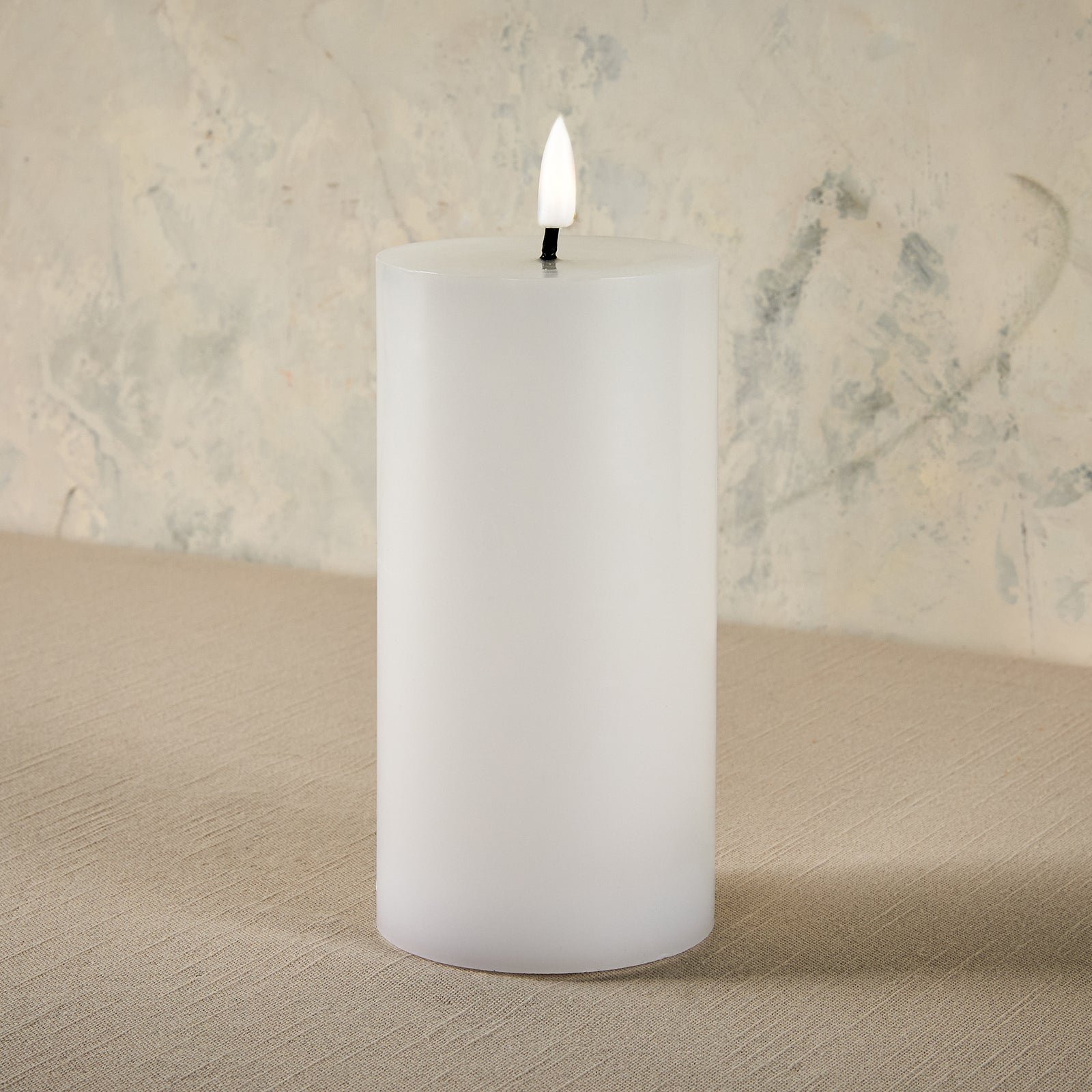 Maxwell & Williams Lets Get Lit LED Flameless Candle Natural 7.5x15cm