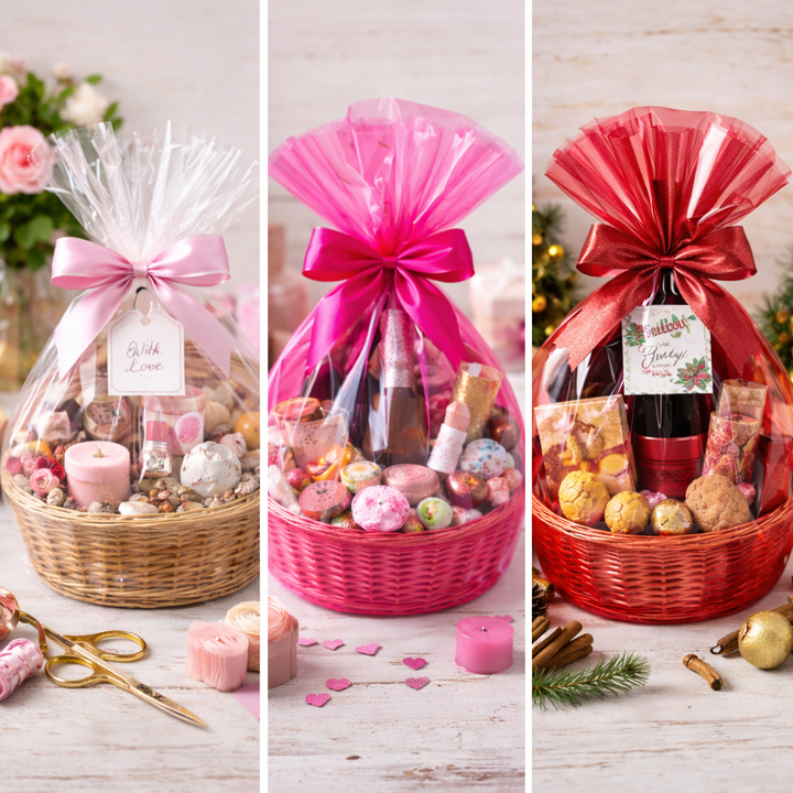 Assorted Colour Cellophane Wrap 70cm x 100cm