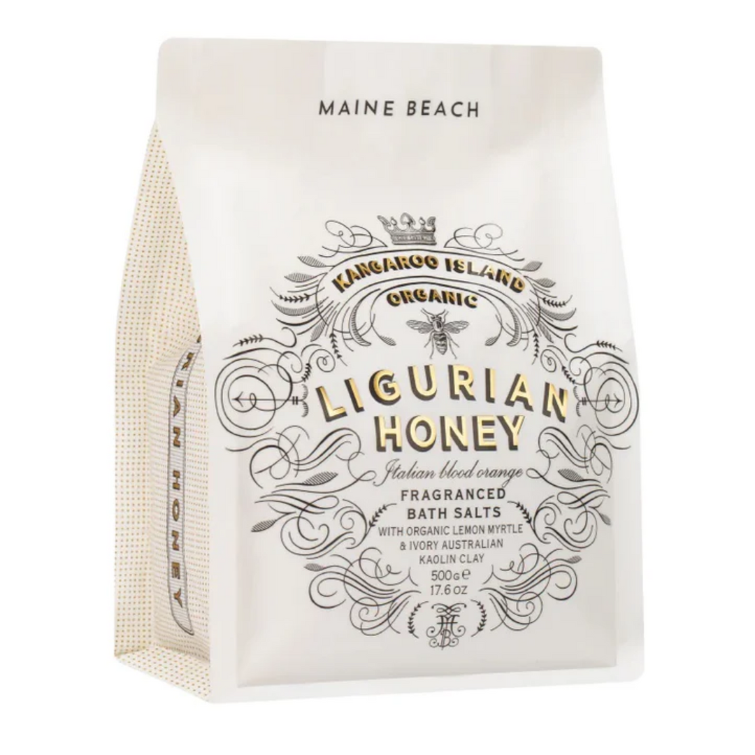 Kangaroo Island Ligurian Honey - Fragranced Bath Salts Pouch 500g
