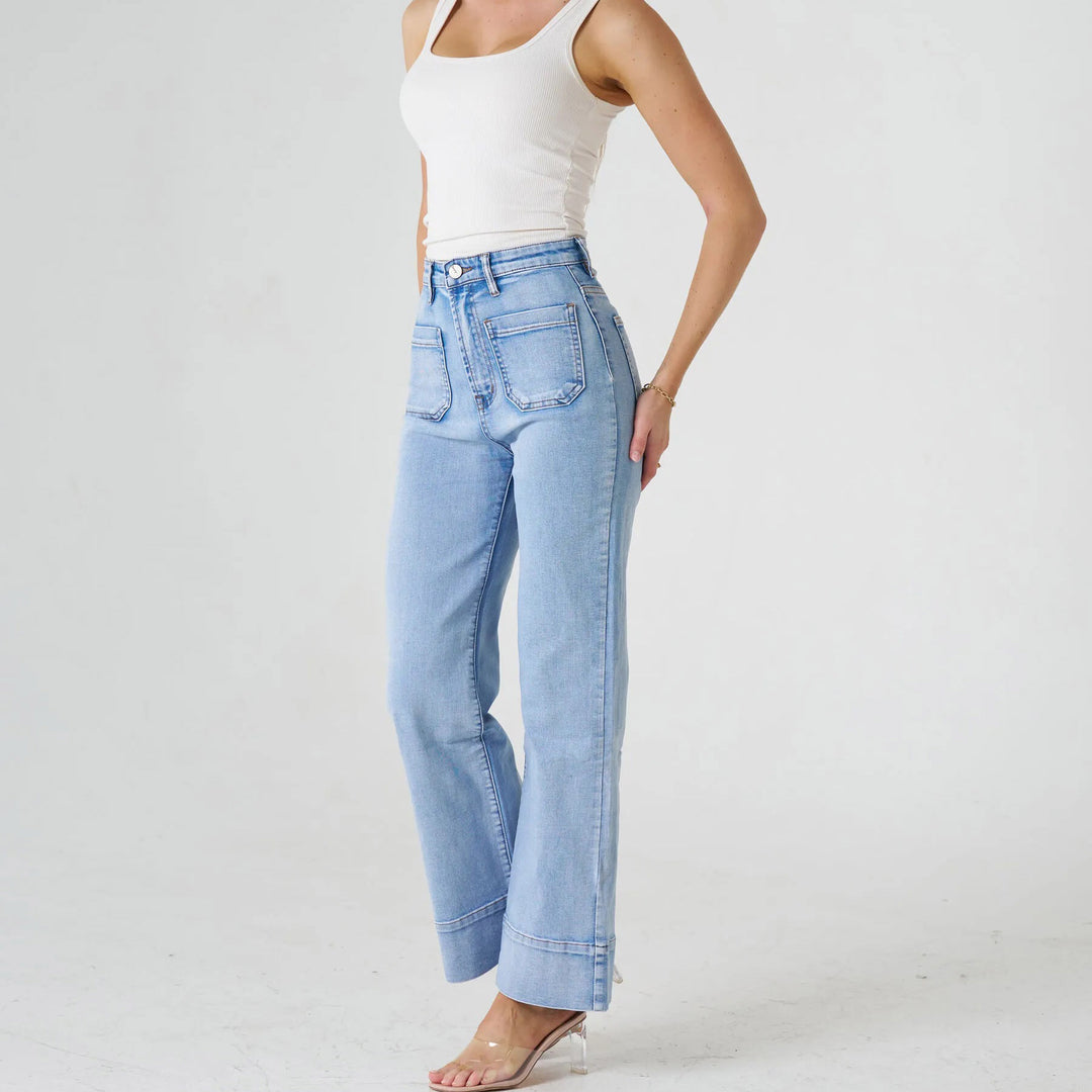 Light Denim Patch Pocket - Jean - Size 14