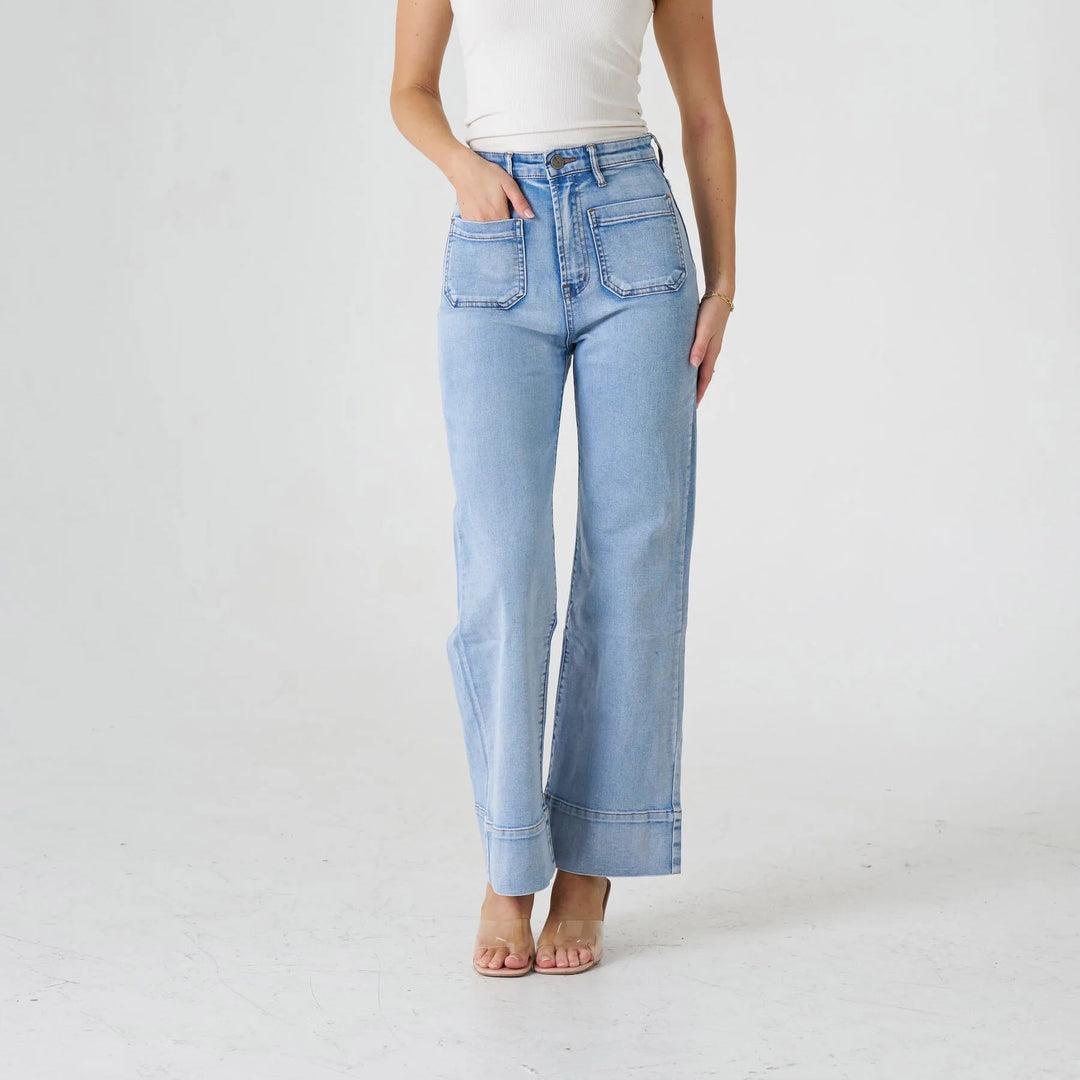 Light Denim Patch Pocket - Jean - Size 12