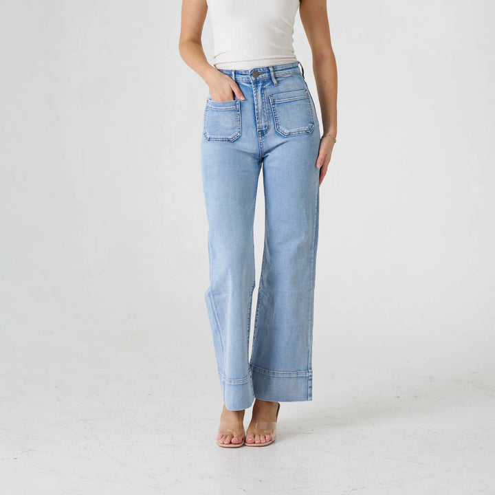Light Denim Patch Pocket - Jean - Size 16