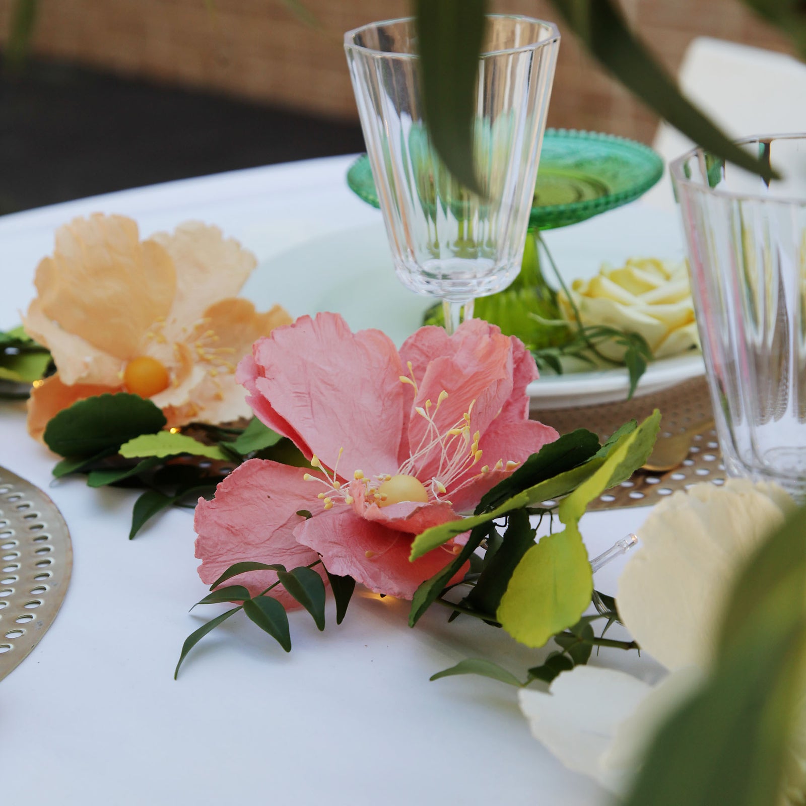 Light-up Paper Flower Garland 