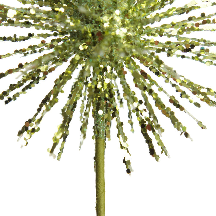 Lime Green Starburst Sparkle Pick