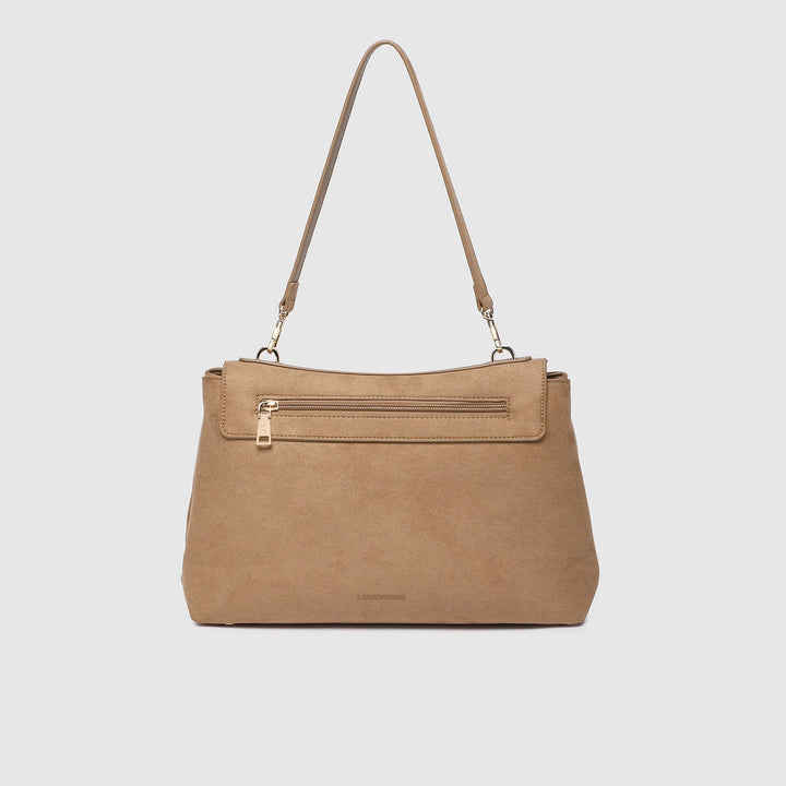 Louenhide - Arden suedette Shoulder Bag - Honey