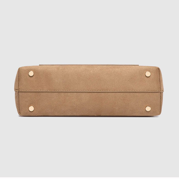 Louenhide - Arden suedette Shoulder Bag - Honey