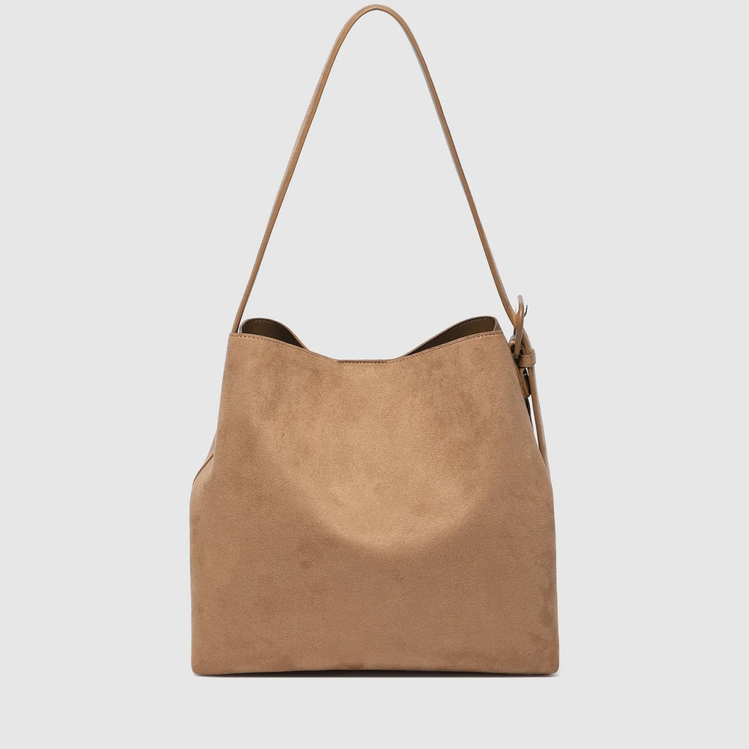 Louenhide - Peyton Suedette Shoulder Bag - Honey