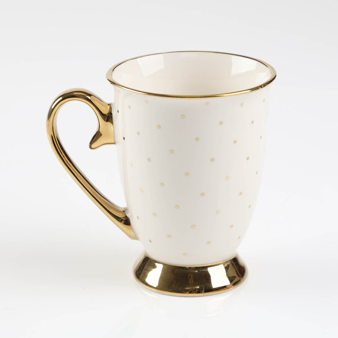 Loving Mum - Inside and Out Pink Floral Footed Mug Set