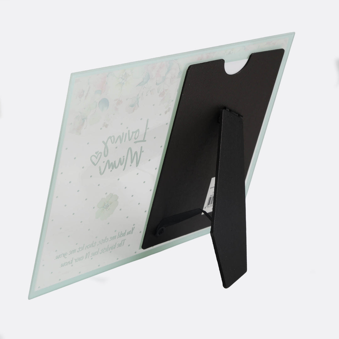 Loving Mum - Mint Floral Photo Frame