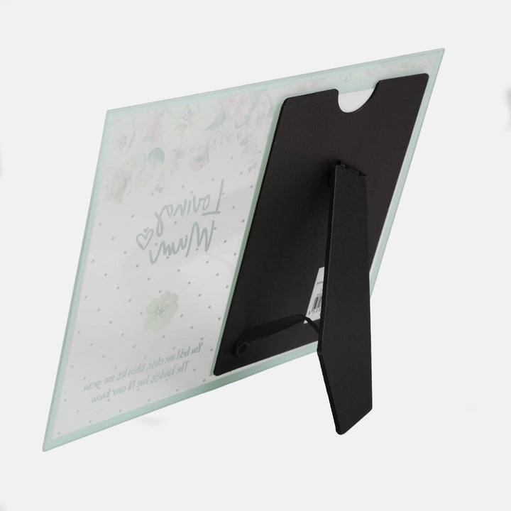 Loving Mum - Mint Floral Photo Frame