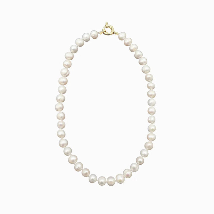 Necklace - Lucienne Small Pearl Strand with Extender