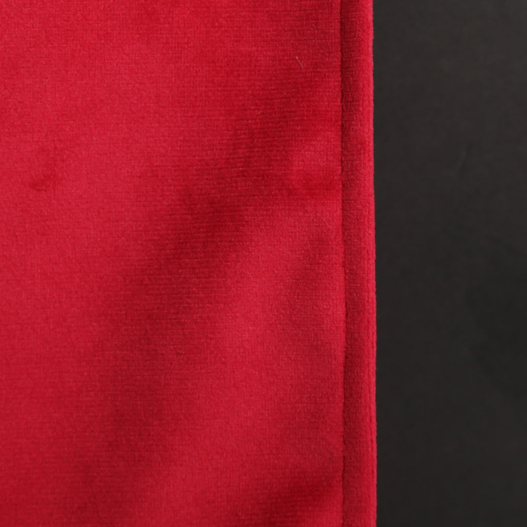 Luxe Dark Red Velvet Lined Table Runner