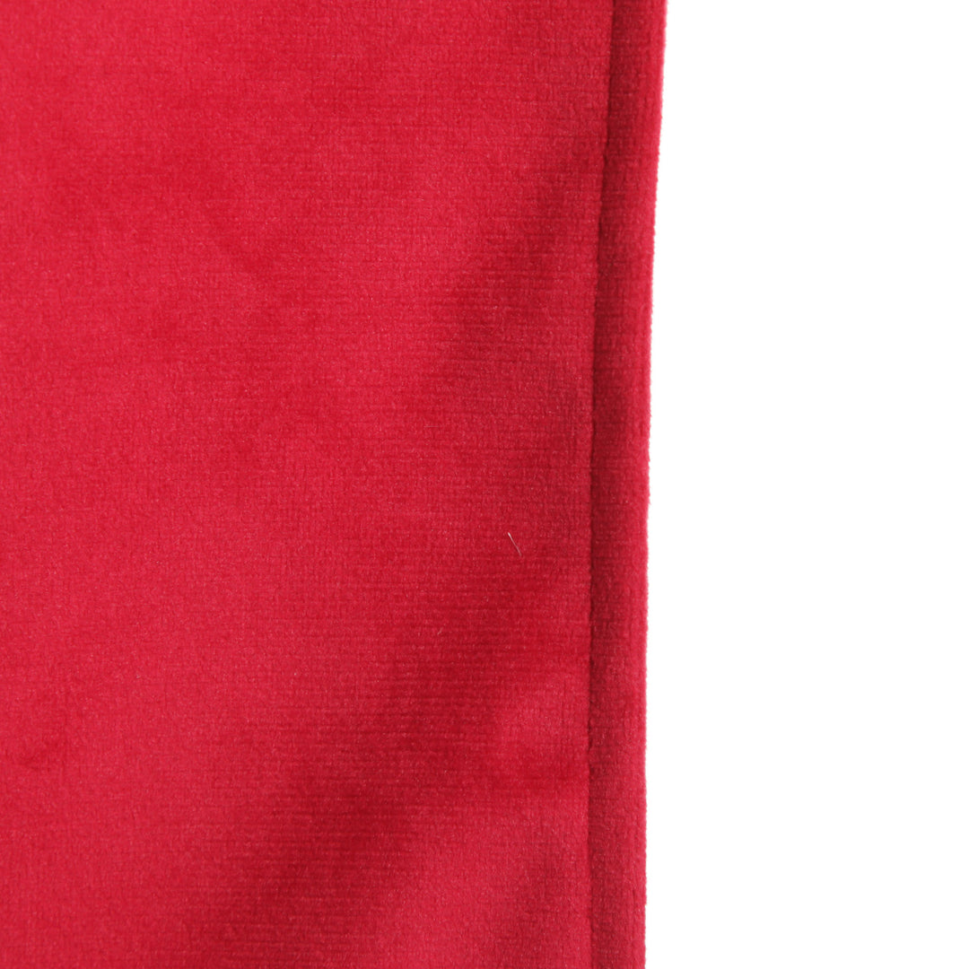 Luxe Dark Red Velvet Lined Table Runner