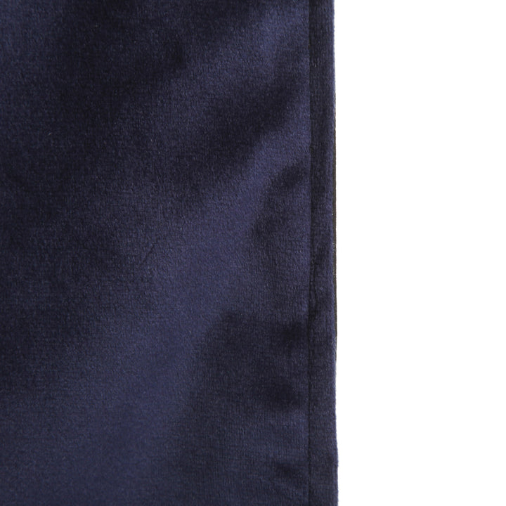 Luxe Navy Blue Velvet Lined Table Runner